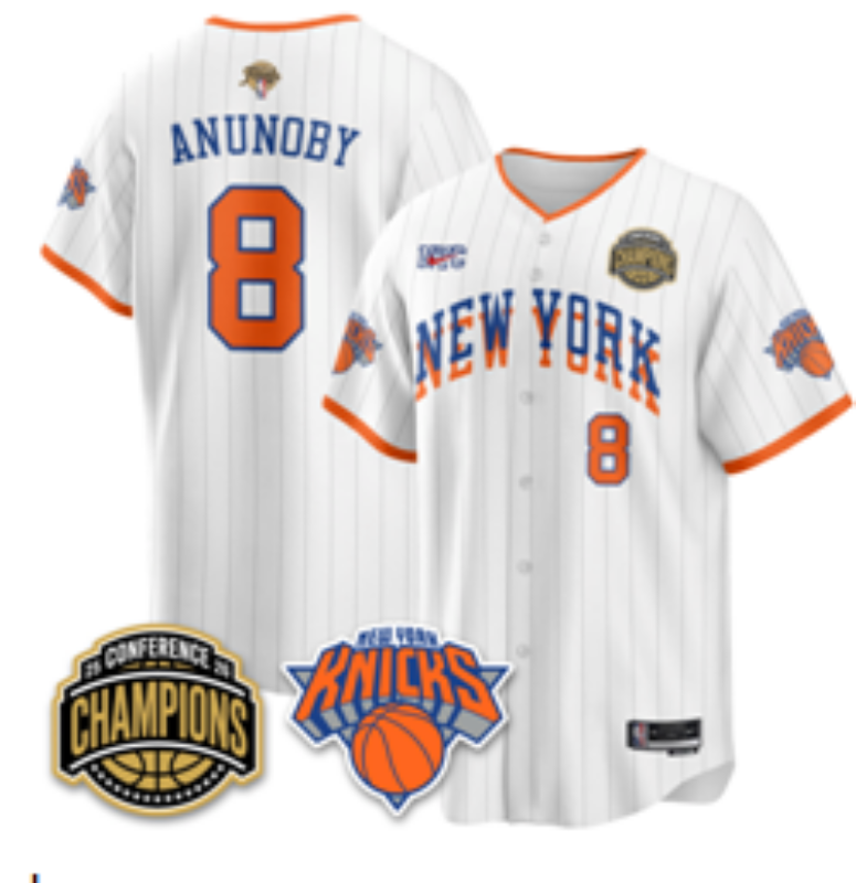 Men New York Knicks #8 Anunoby white 2026 Nike NBA jersey 0727008